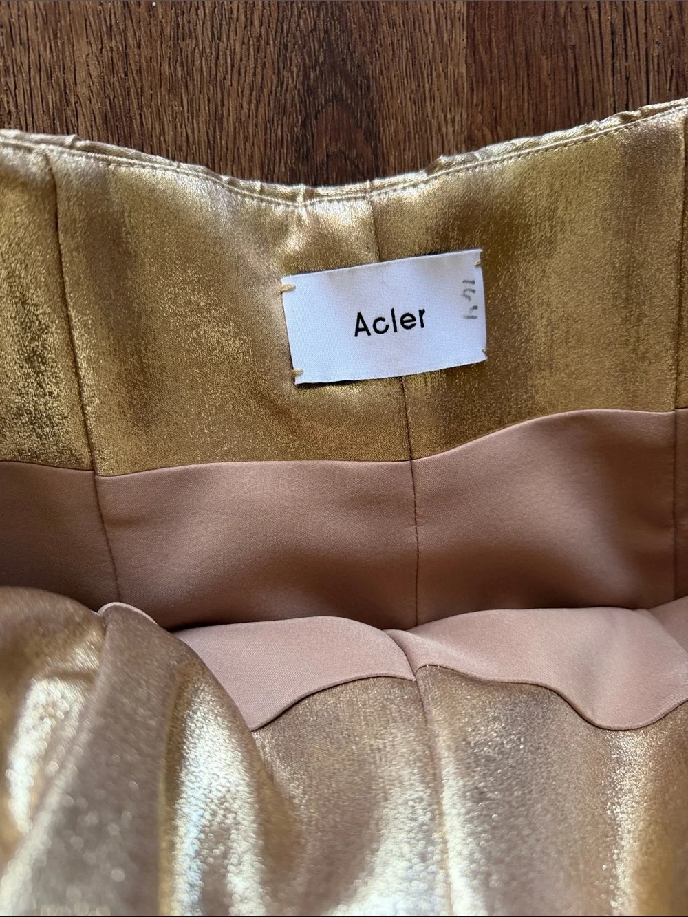 Acler Fintry Maxi Gold Dress - Picture 6 of 9